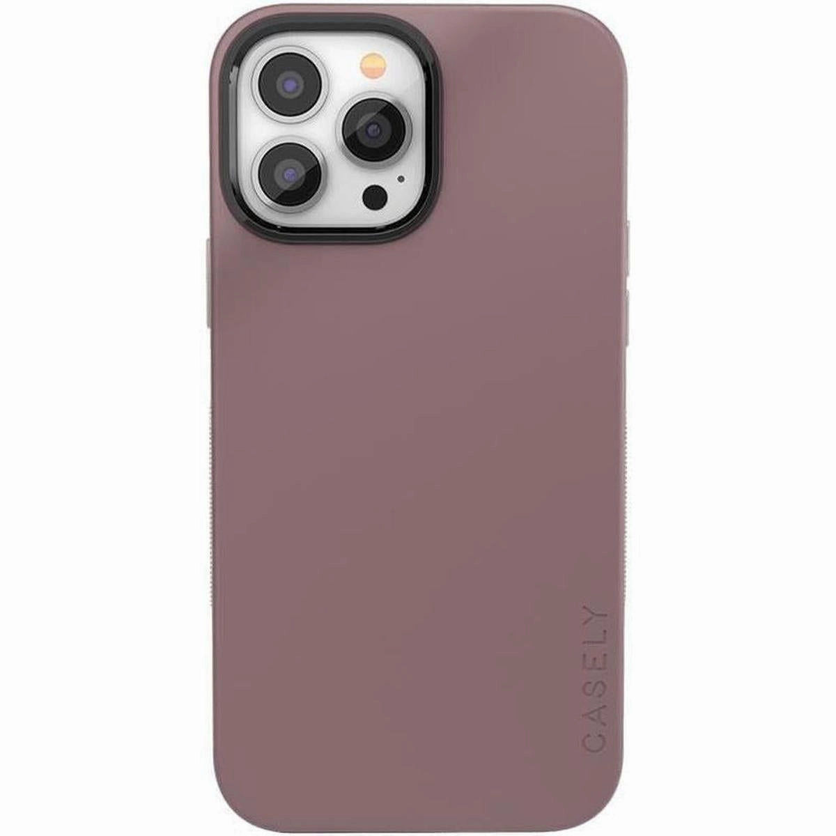 Purple Taupe on Nude | Ultra-Protective Bold Case Premium Surface Finish Luxury Detail