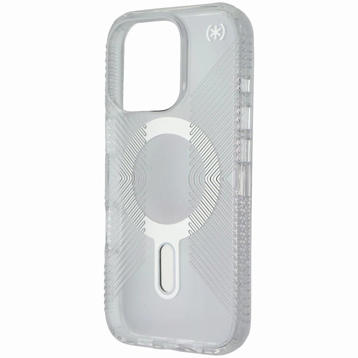 Soft Layer Hybrid Build Presidio Grip Case with ClickLock for MagSafe for Apple iPhone 16 Pro - Clear