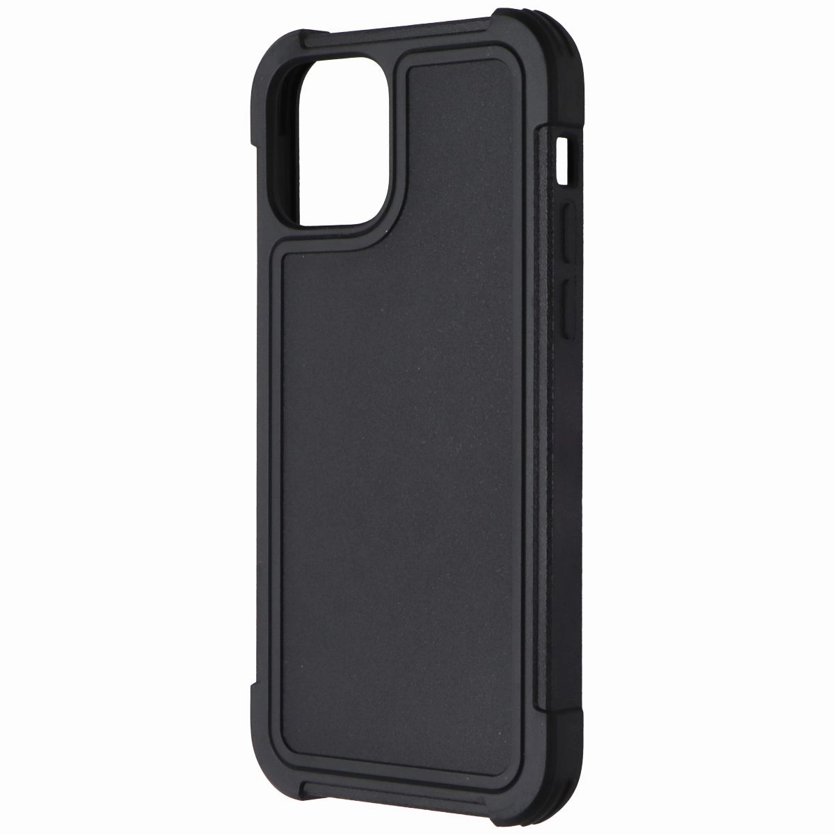 Quikcell Operator Series Case for Apple iPhone 12/iPhone 12 Pro - Armor Black Protective Form Fit Smooth Finish Touch