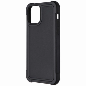 Quikcell Operator Series Case for Apple iPhone 12/iPhone 12 Pro - Armor Black Protective Form Fit Smooth Finish Touch