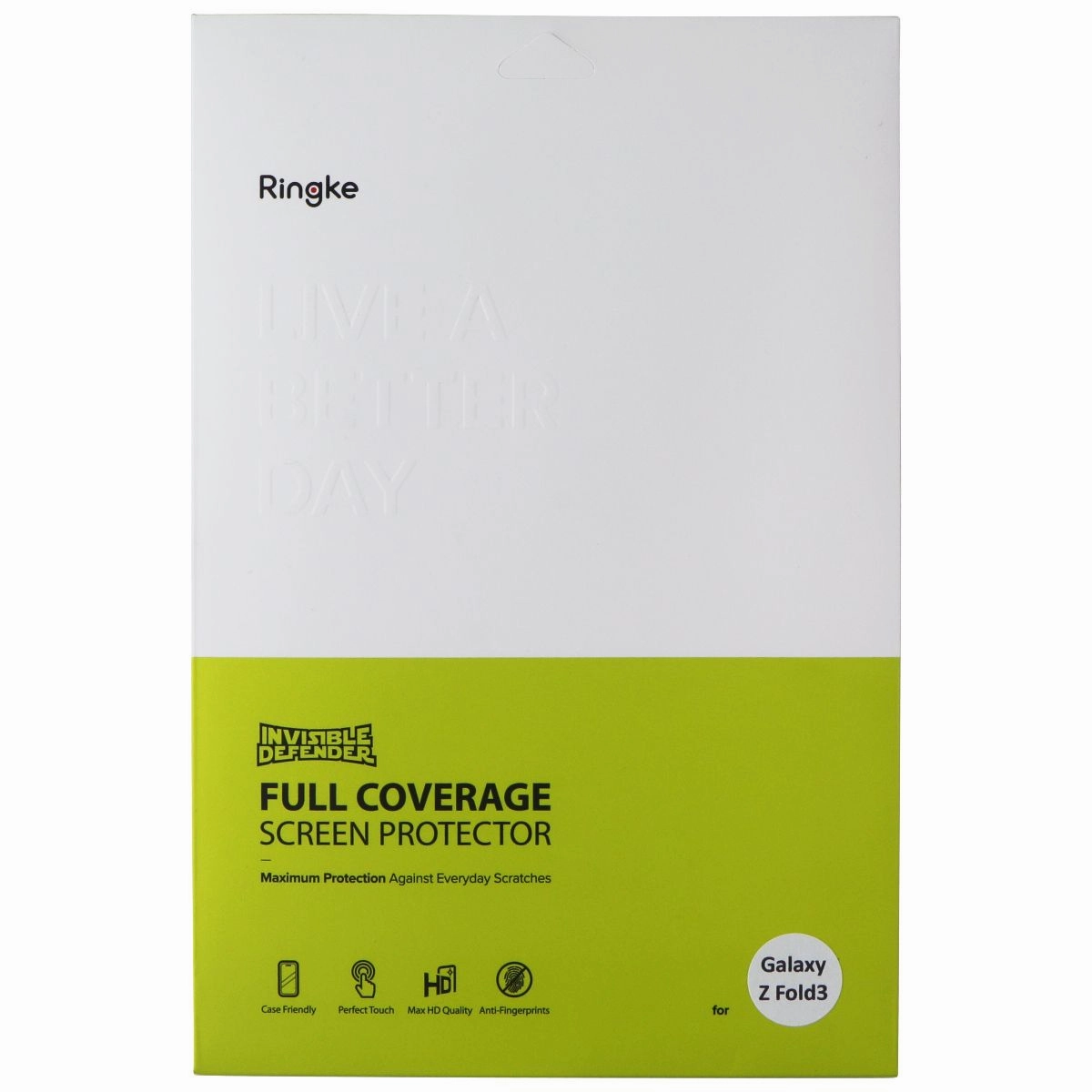 Universal Fit Design Ringke Full Cverage Screen Protector for Samsung Galaxy Z Fold3