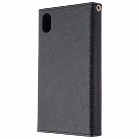 Sleek Guard iDeal of Sweden Mayfair Clutch Series Case for Apple iPhone XR - Black