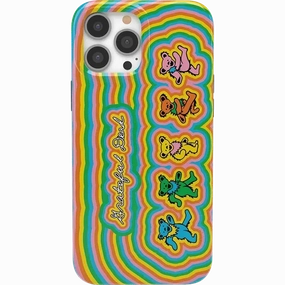 In the Groove | Grateful Dead Dancing Bears Case Gloss Finish Soft Interior