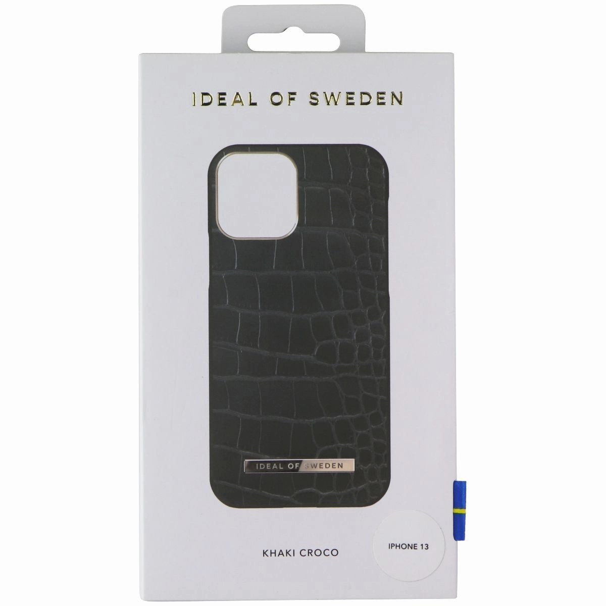 iDeal of Sweden Atelier Case for Apple iPhone 13 - Khaki Croco Outdoor Use
