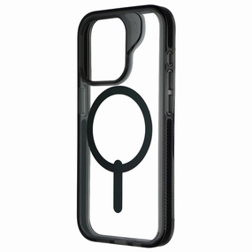 ZAGG Santa Cruz Snap Series Case for Apple iPhone 15 Pro - Clear/Black Durable Accessory