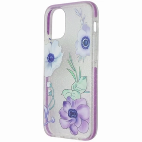 ZIZO Divine Series Case for Apple iPhone 12 Mini - Lilac Flowers Luxury Finish Texture Sleek Profile
