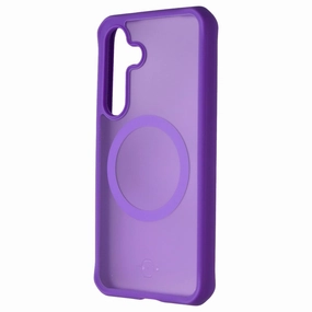 ITSKINS Hybrid_R Frost Magnetic Case for Samsung Galaxy S24 - Deep Purple Universal Design