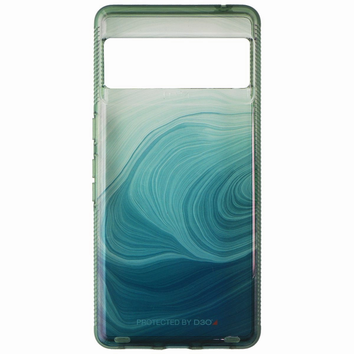 Lightweight Frame Travel Ready ZAGG Gear4 Milan Series Case for Google Pixel 7 Pro - Green Swirl