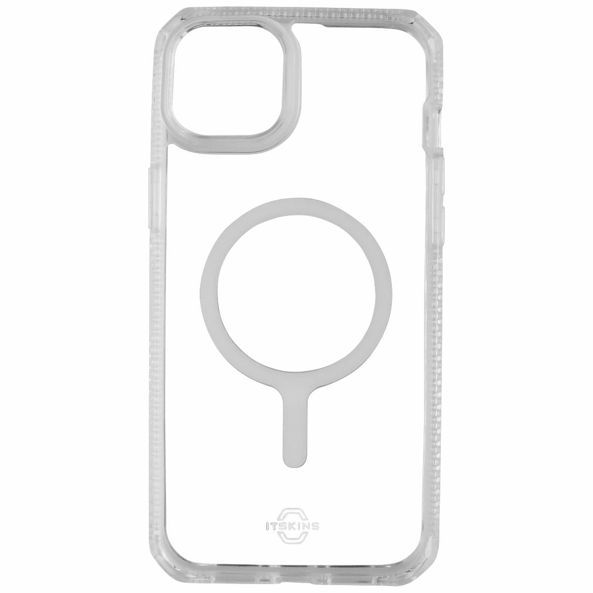 ITSKINS Hybrid_R Clear Series for iPhone 14 Plus - Transparent Smooth Detail Customizable Option
