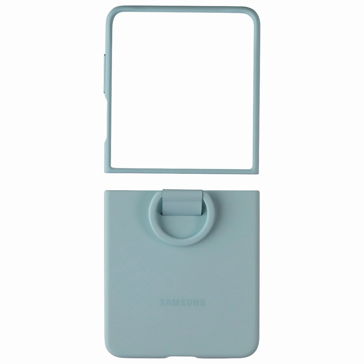 Hybrid Look Premium Protection Samsung Official Ring Case (Silicone) for Galaxy Z Flip7 - Mint