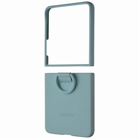 Samsung Official Ring Case (Silicone) for Galaxy Z Flip7 - Mint Soft Frame