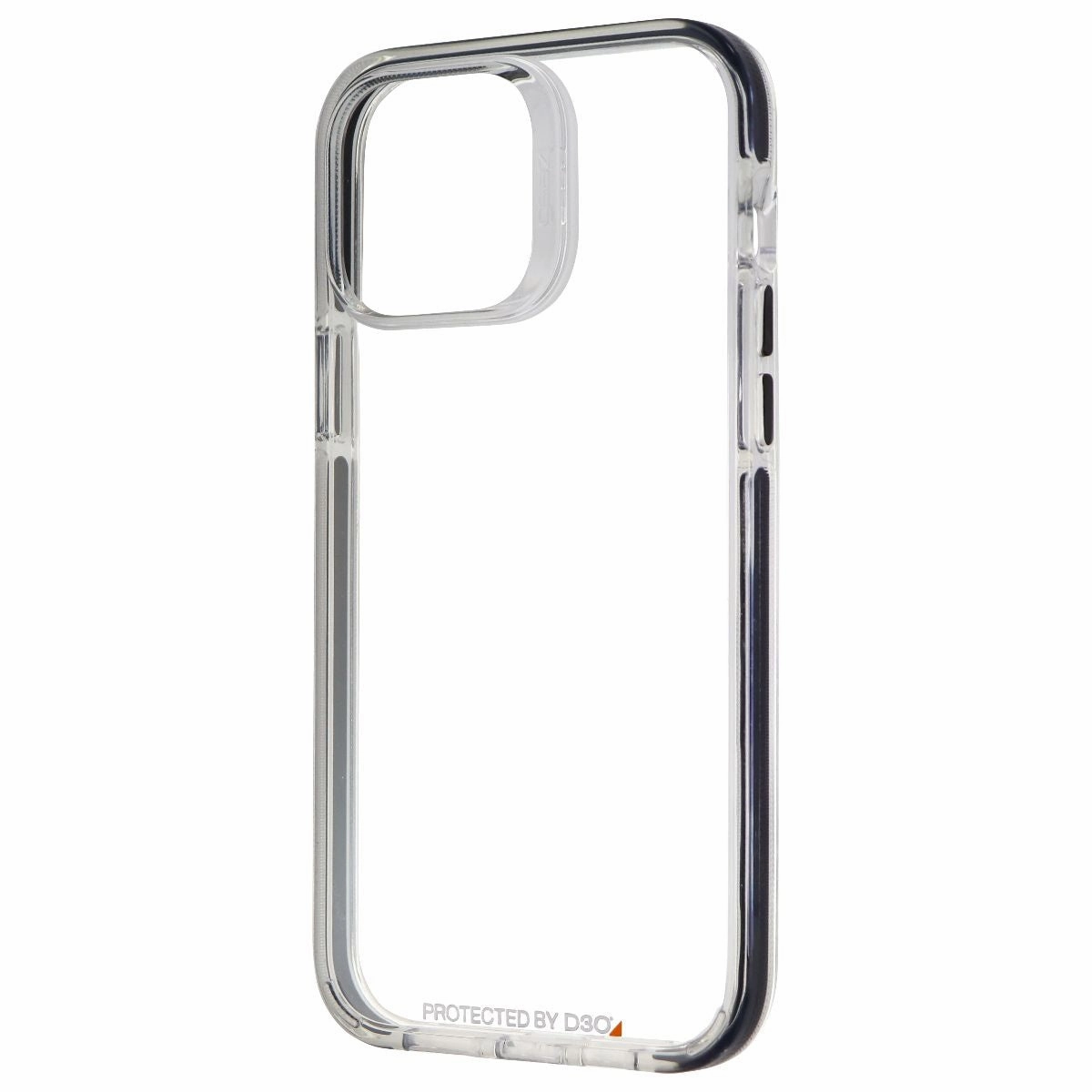 Rugged Look Finish ZAGG Gear4 Santa Cruz Series Case for Apple iPhone 13 Pro Max - Clear/Black