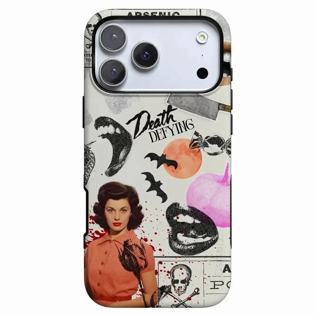 If You Dare | Horror Collage Case Soft Shape Durable Frame