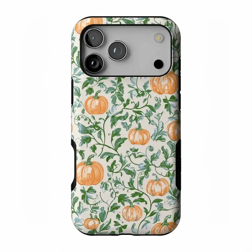 Pumpkin Patch | Green Vines Case Comfort Grip