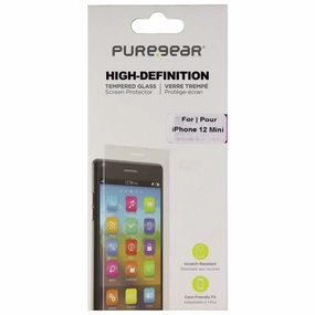 PureGear HD Clear Tempered Glass Screen Protector for Apple iPhone 12 Mini OnePlus Protector Home Device Film