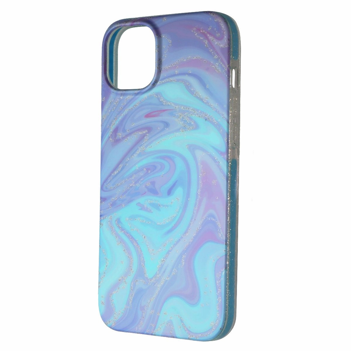 Protective Pattern Rugged Design PureGear Slim Shell Designer Series Case for Apple iPhone 14 Plus - Blue Swirl