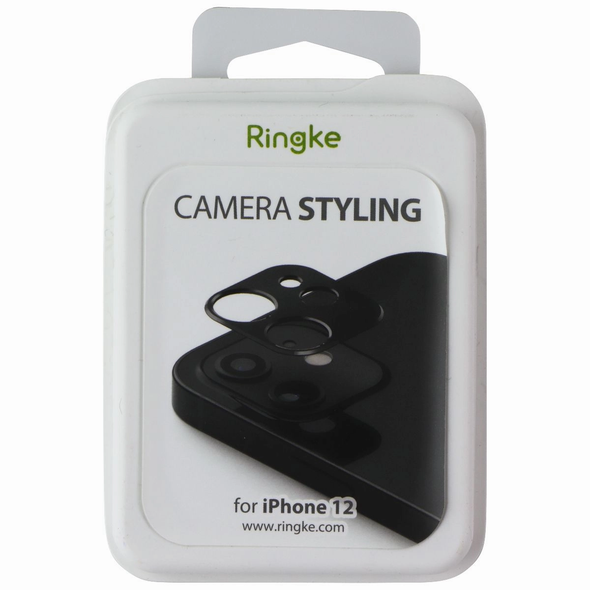 Ringke Camera Styling for Apple iPhone 12 - Black Screen Armor Elite Outdoor Screen Protection