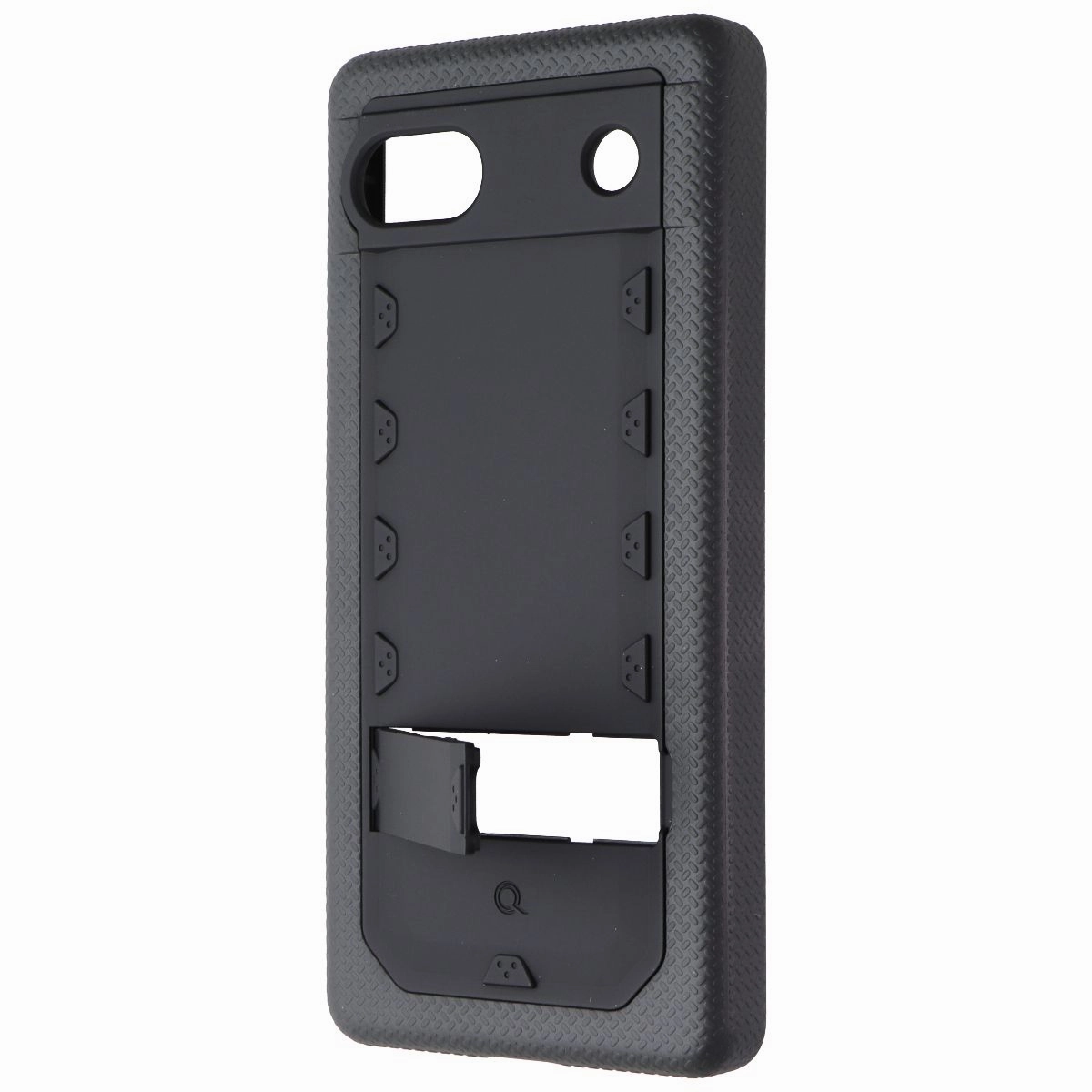 Quikcell Grand Advocate Case w/ Kickstand for Google Pixel 6a - Black Soft Texture