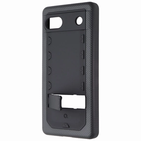 Quikcell Grand Advocate Case w/ Kickstand for Google Pixel 6a - Black Soft Texture