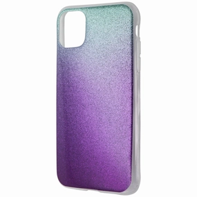 Quikcell Icon Series Case for Apple iPhone 11 - Peacock Glitter Rugged Texture Design