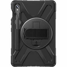 Raider X Series Heavy Duty Hand Strap Case - Galaxy Tab S10 Lite (2025), S10 FE, Tab S8, Tab S9, and Tab S9 FE Tablet Sleeve Guard