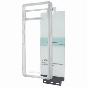 Case-Mate Protection Pack Case   Screen Protector for Google Pixel 7a - Clear Durable Texture Layer