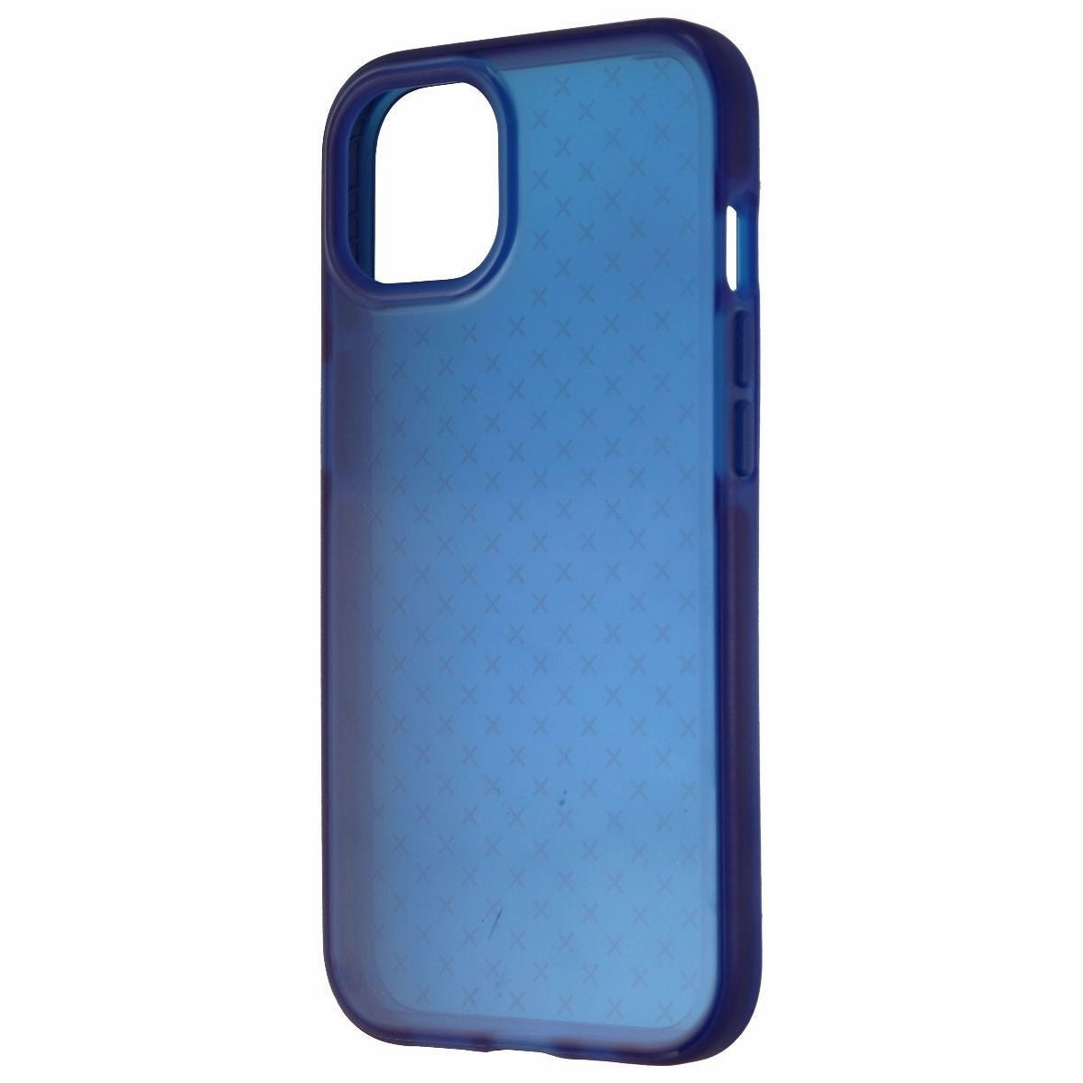 Tech21 Evo Check Series Flexible Gel Case for Apple iPhone 13 - Blue Hard Edge Shock Resistant