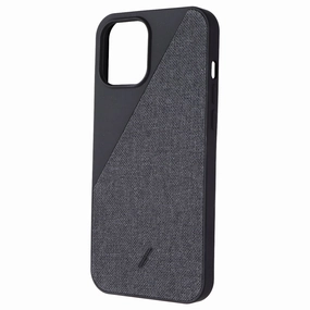 Native Union Clic Canvas Series Case for Apple iPhone 12 Pro Max - Black Premium Surface Finish
