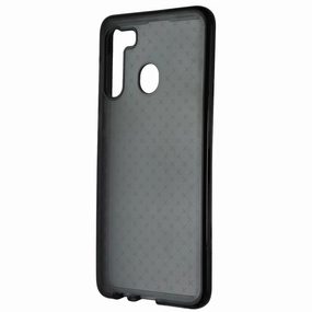 Fashion Forward Marble Pattern Tech21 EvoCheck Series Gel Case for Samsung Galaxy A21 - Smoke