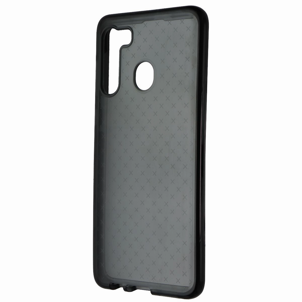 Fashion Forward Marble Pattern Tech21 EvoCheck Series Gel Case for Samsung Galaxy A21 - Smoke