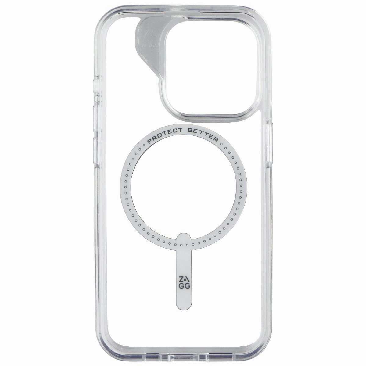 ZAGG Crystal Palace Snap Case with MagSafe for iPhone 15 Pro - Clear/White Casual Wear