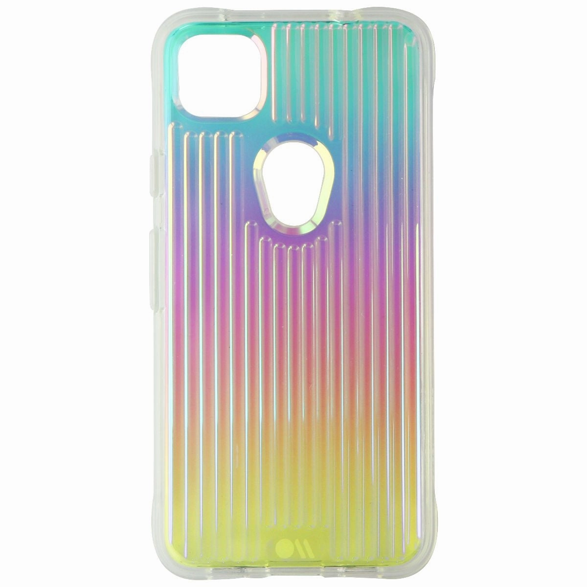 Lightweight accessory Anti Shock Case-Mate Tough Groove Series Case for Google Pixel 4a - Iridescent
