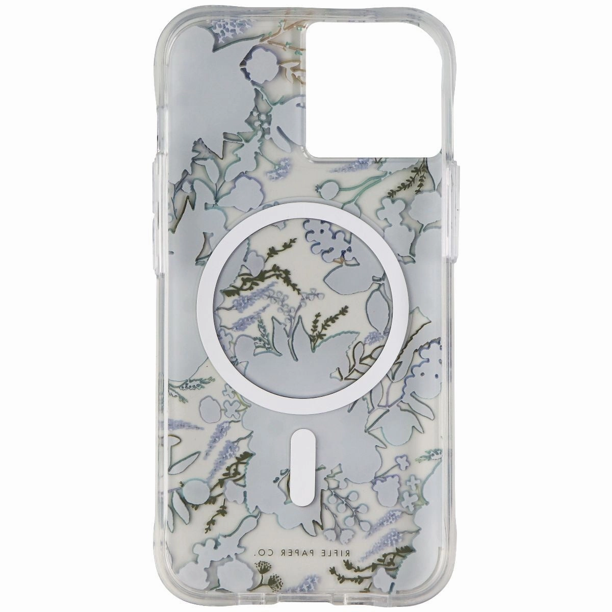 Gloss Surface Rifle Paper Co. Designer Case for MagSafe for iPhone 13 - Garden Party Blue