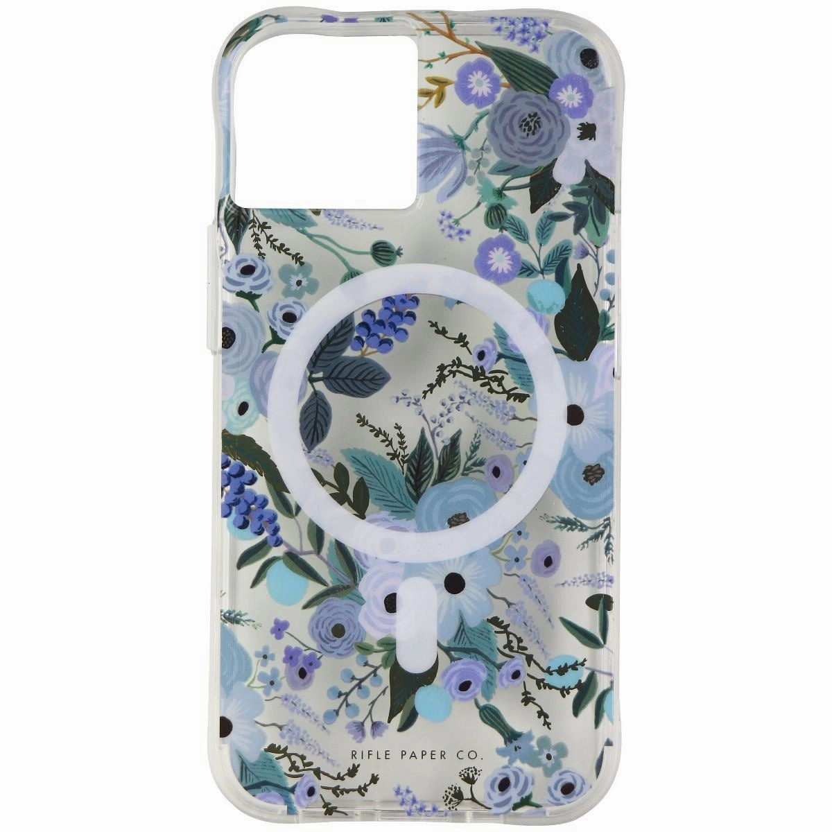 Rifle Paper Co. Designer Case for MagSafe for iPhone 13 - Garden Party Blue Sporty Appeal