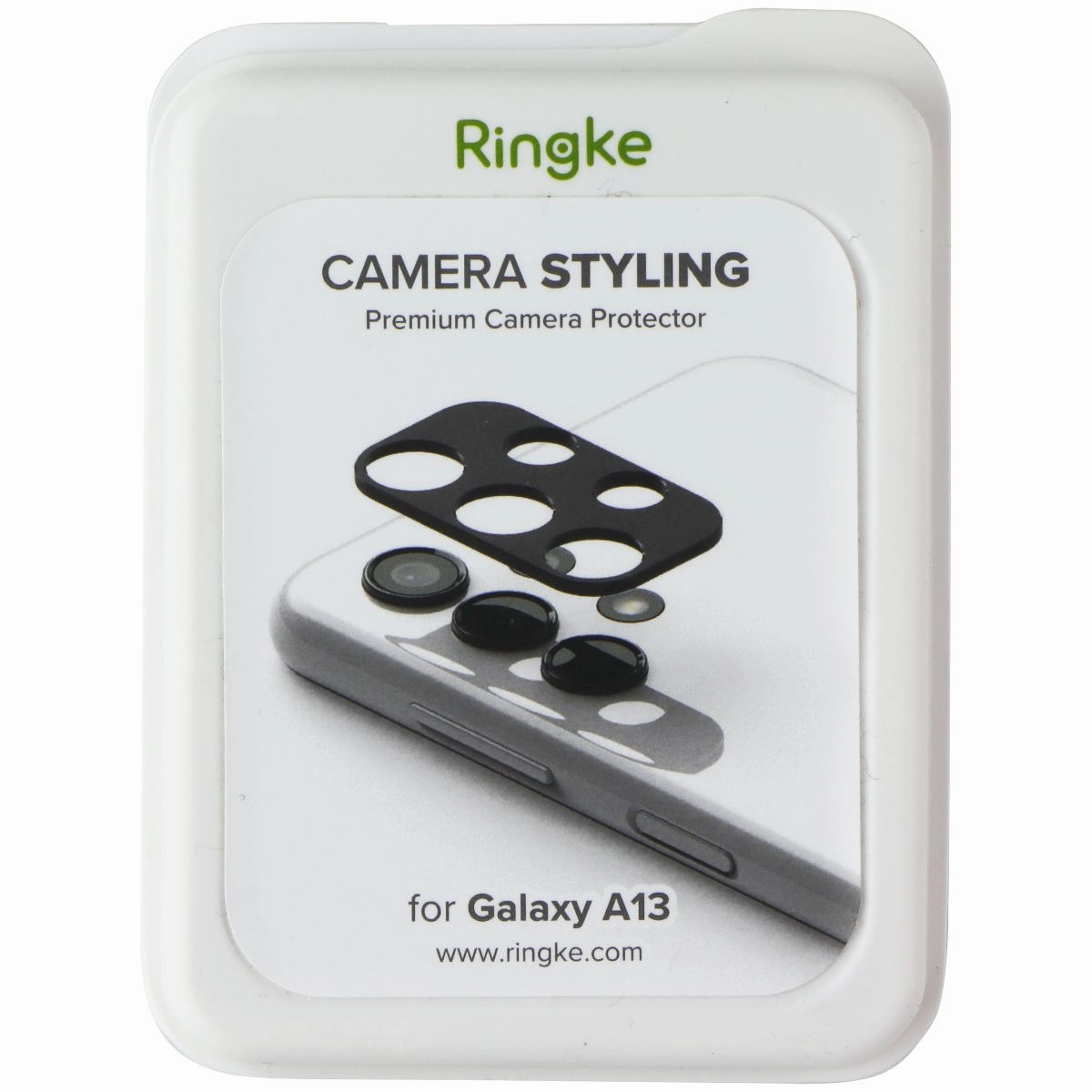 Ringke Camera Styling Protector for Samsung Galaxy A13 - Black Screen Cover Guard