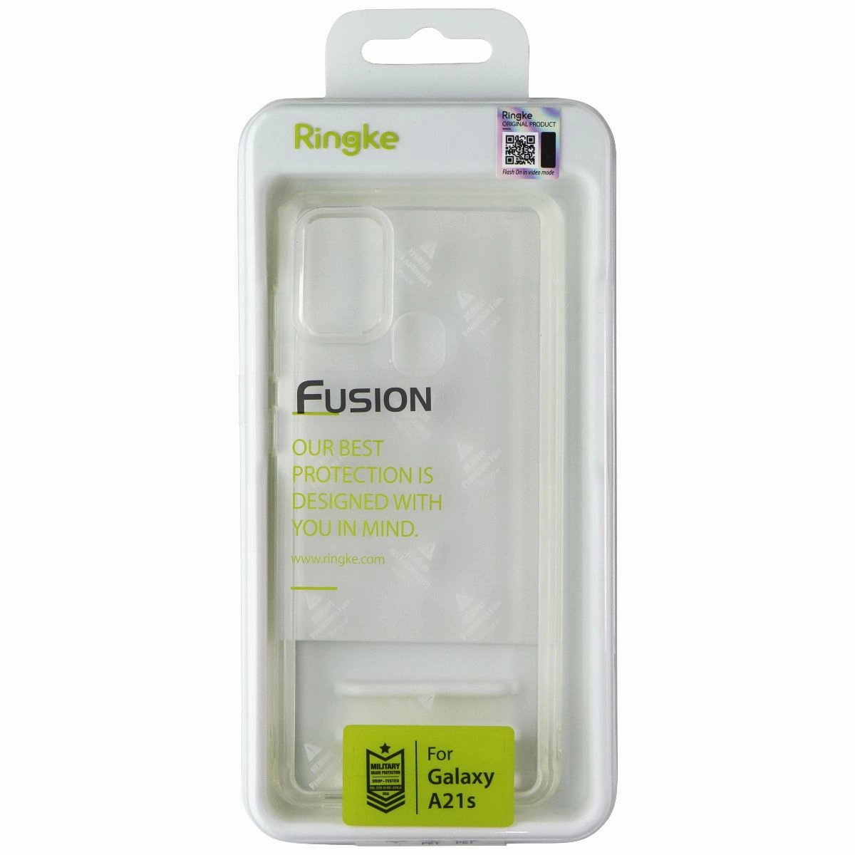 Ringke Fusion Series Case for Samsung Galaxy A21s - Clear Durable Finish Layer Travel Essential
