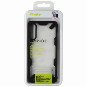 Comfort Fit Ringke Fusion X Series Case for Samsung Galaxy A50s/A30s/A50 - Clear / Black