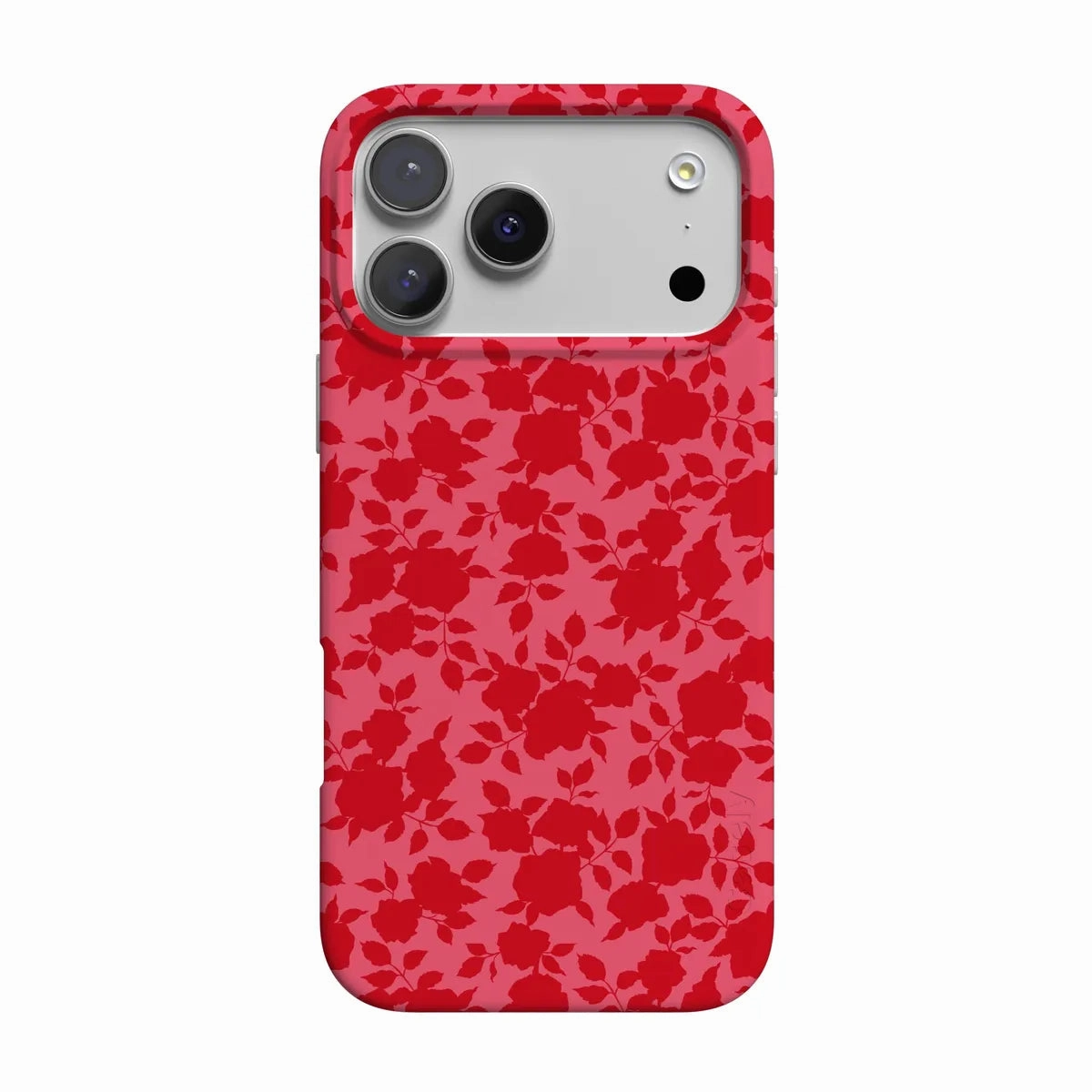 Rose Garden | Red Aesthetic Case Soft Touching Luxury Texture