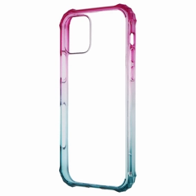 Protective Shell Verizon Sustainable Phone Case for Apple iPhone 12 - Clarity Gradient Pink/Blue