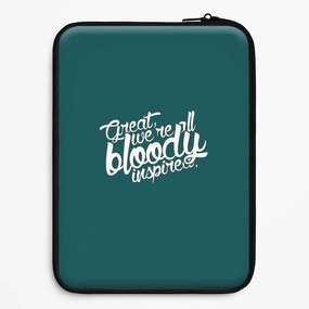 Great, We're All Bloody Inspired - Maze Laptop Sleeve Travel Friendly
