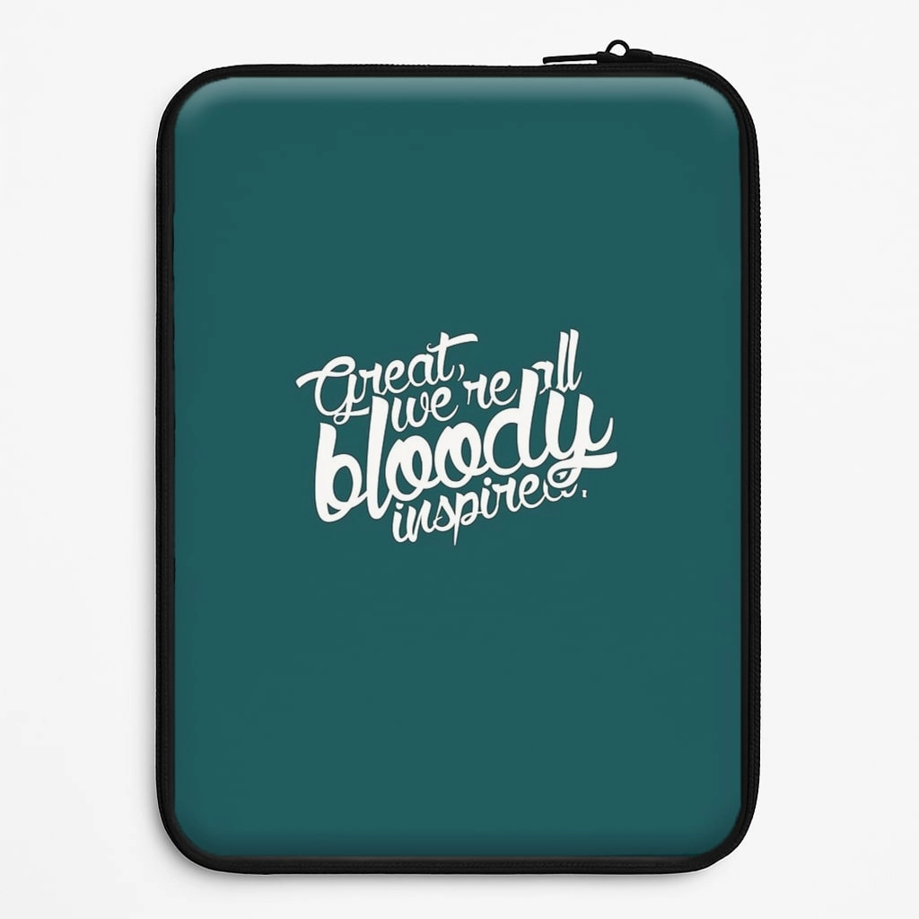 Great, We're All Bloody Inspired - Maze Laptop Sleeve Travel Friendly
