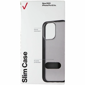 Verizon Slim Sustainable Hard Case for Apple iPhone 13 Pro - Black/Smokey Soft Feelings