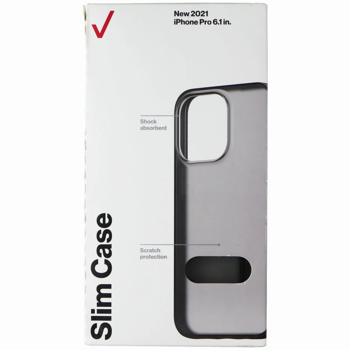 Verizon Slim Sustainable Hard Case for Apple iPhone 13 Pro - Black/Smokey Soft Feelings