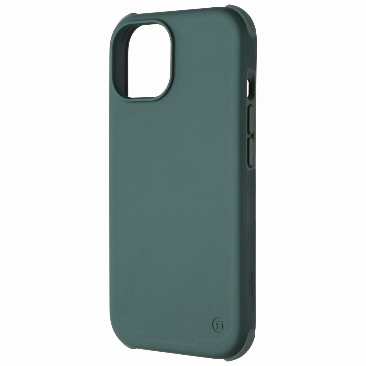 CLCKR G-Form Protection Case for MagSafe for iPhone 15 - Carbon Green Rugged Edge