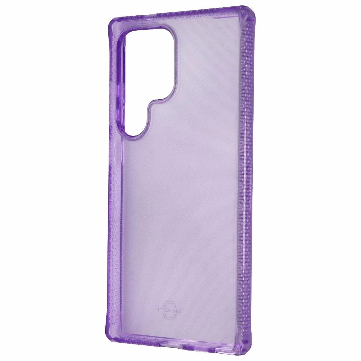 ITSKINS Spectrum_R // Clear Case for Samsung Galaxy S24 Ultra - Purple Luxury Texture Design Smooth Form