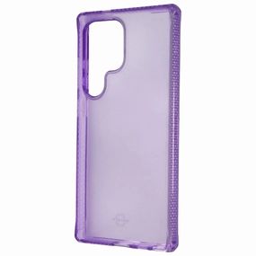 ITSKINS Spectrum_R // Clear Case for Samsung Galaxy S24 Ultra - Purple Luxury Texture Design Smooth Form