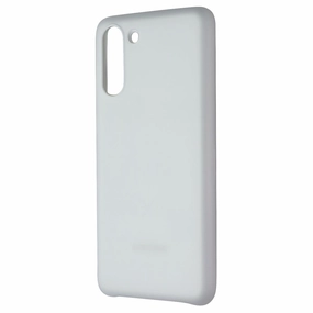 Samsung LED Back Cover for Samsung Galaxy S21  and S21  5G - White Heat resistant Matte Texture Surface