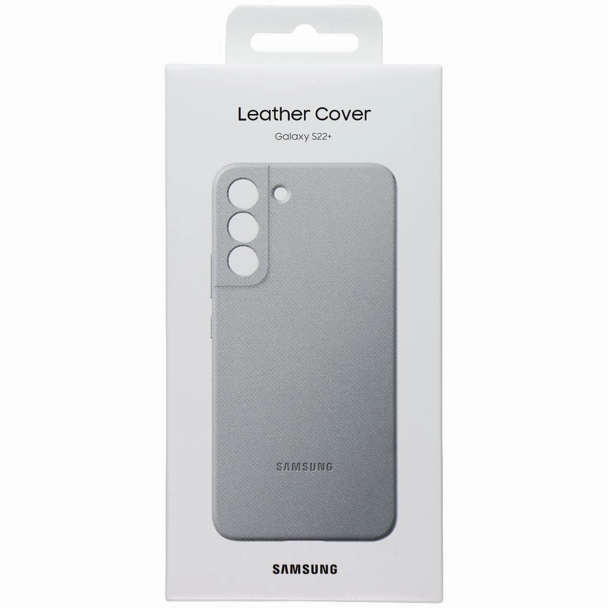 Premium Detail Slim Texture Samsung Official Leather Cover for Samsung Galaxy (S22 ) - Light Gray