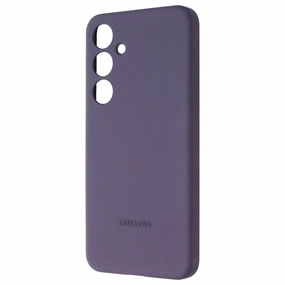 Samsung Official Silicone Case for Galaxy S24  (Plus) - Dark Violet Protective Frame Design