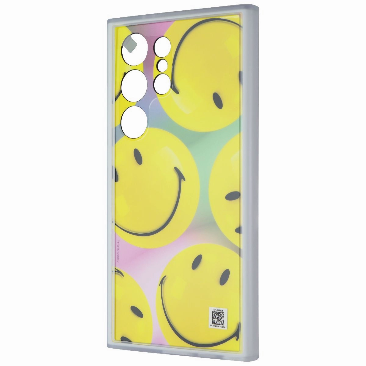 Samsung Official Smiley Flipsuit Case for Galaxy S24 Ultra - Yellow Protective Corner Smooth Surface